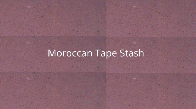 Moroccan Tape Stash